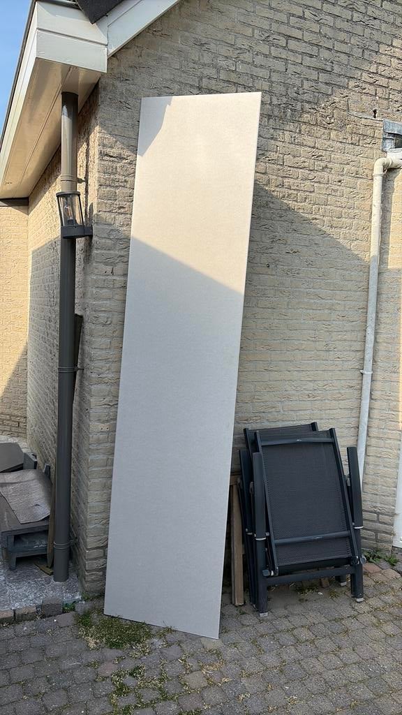 Gipsplaat knauf 9.5x 600 mm, lengte 260, Ophalen of Verzenden, Nieuw, Binnendeur, 200 tot 215 cm