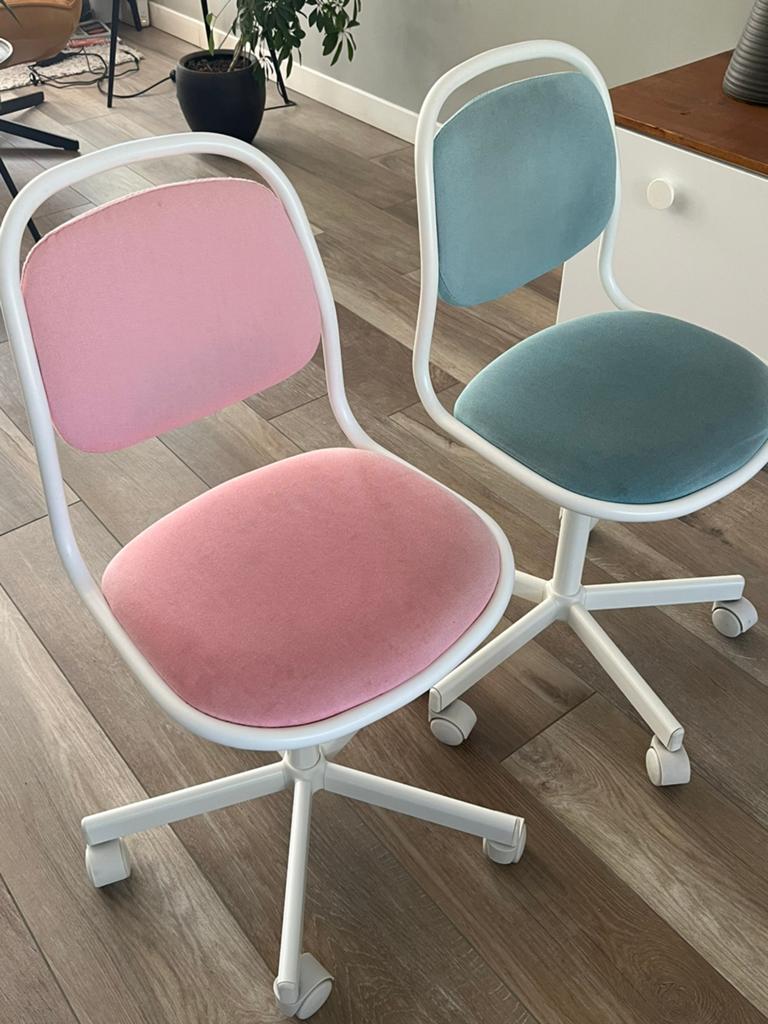 Ikea bureaustoelen, Huis en Inrichting, Bureaustoelen, Ophalen, Blauw