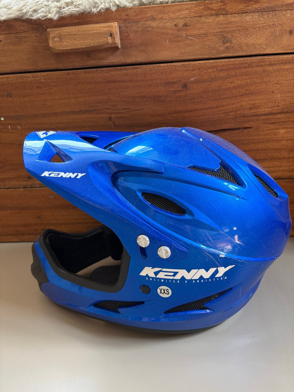 Kenny fietshelm XXS - Blauw, Ophalen, Gebruikt, XXS, Jongen