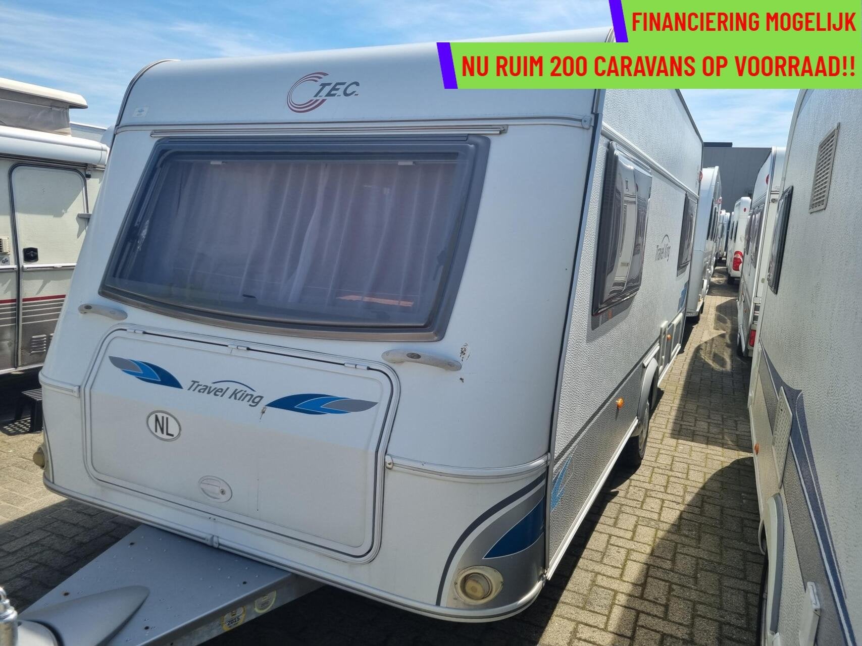 Tec 530K1 travel king MOVER + VOORTENT + LUIFEL + UITBOUW, T.E.C., Rondzit, Mover, 7 tot 8 meter