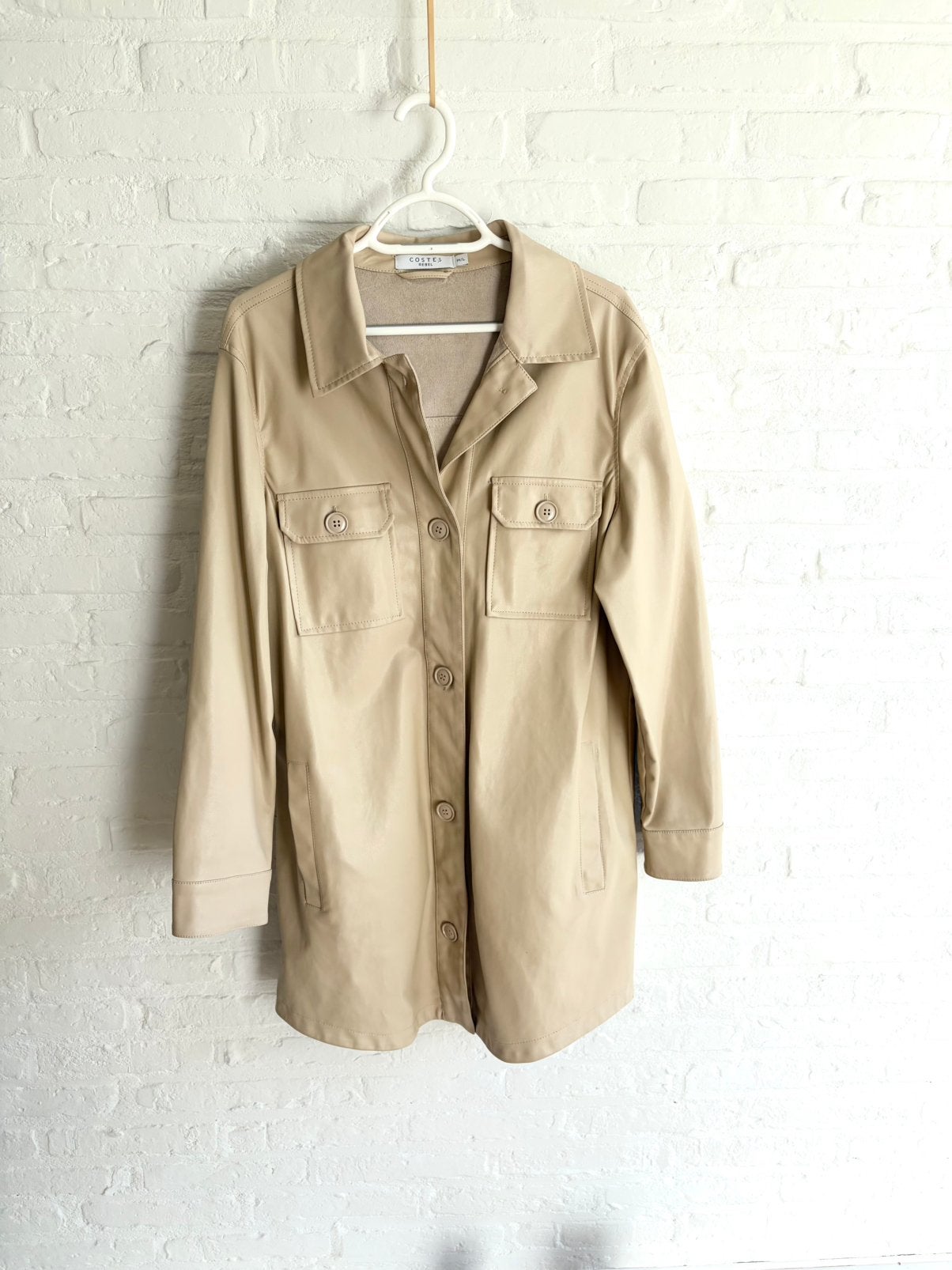 Leerlook blouse Costes, Verzenden, Zo goed als nieuw
