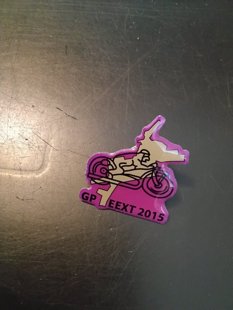 Pin gp eext 2015 , tt assen, Verzamelen, Ophalen of Verzenden, Nieuw, Sport, Speldje of Pin