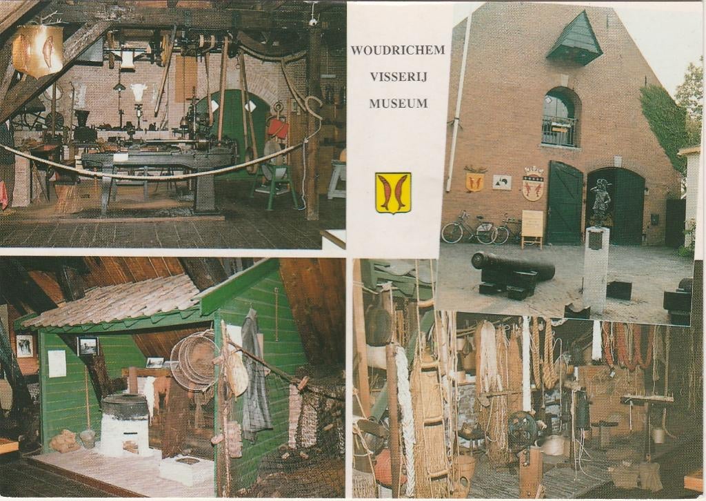 WOUDRICHEM Visserij Museum, Verzenden, 1980 tot heden, Ongelopen, Noord-Brabant