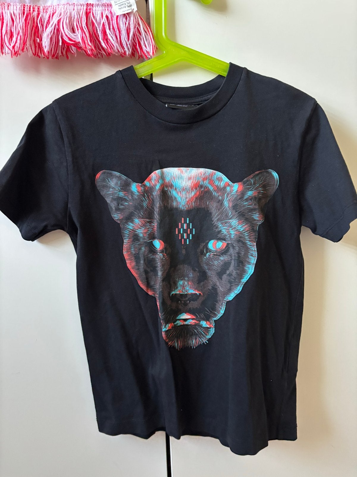 Marcelo Burlon Kids T-shirt met panterprint, Ophalen of Verzenden, Zo goed als nieuw, Jongen of Meisje