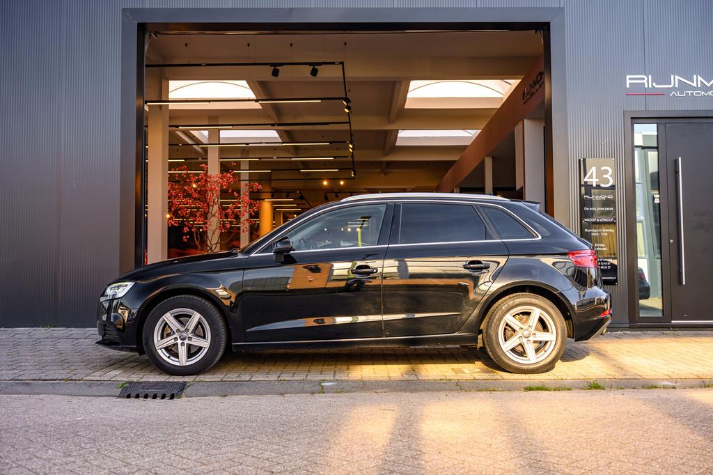 Audi A3 Sportback 1.0 TFSI |Navi|Cruise Control|Led|, Stof, Gebruikt, 116 pk, Zwart