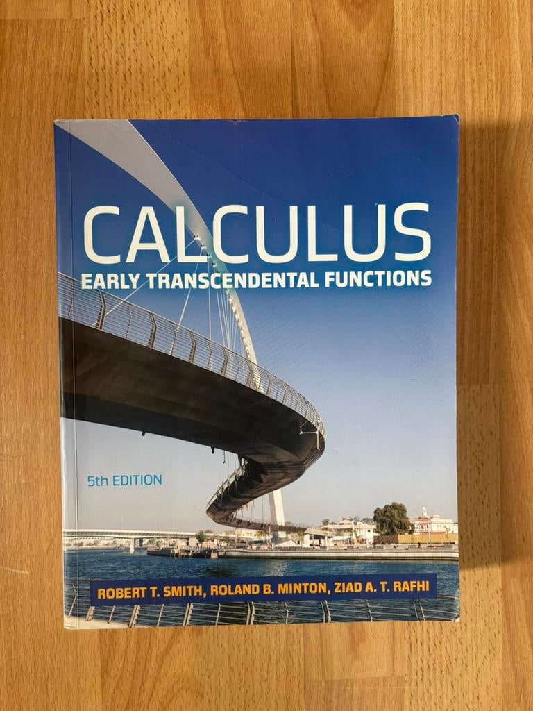 Calculus: Early Transcendental Functions, 5th edition, Boeken, Ophalen of Verzenden, Beta, Zo goed als nieuw, WO