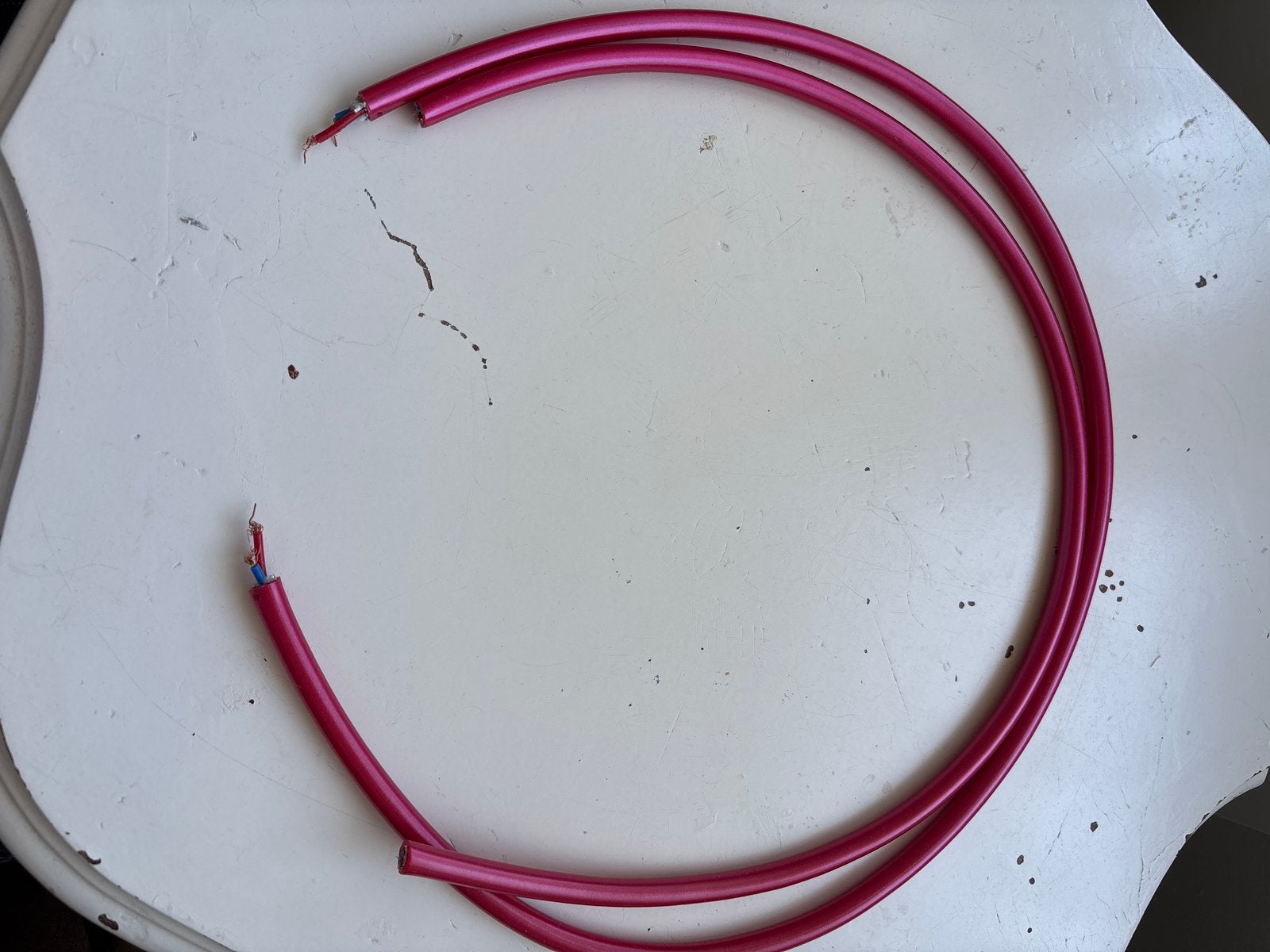 Gebalanceerde dubbel afgeschermde interlink label, Ophalen of Verzenden, Gebruikt, 2 tot 5 meter, Luidsprekerkabel