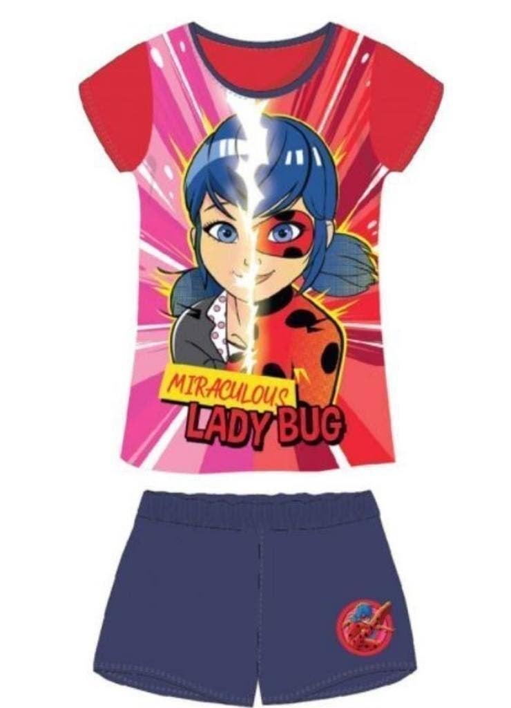 Miraculous Ladybug shortama Maat 98 *NIEUW IN VERPAKKING*, Disney, Nacht- of Onderkleding, Meisje, Nieuw