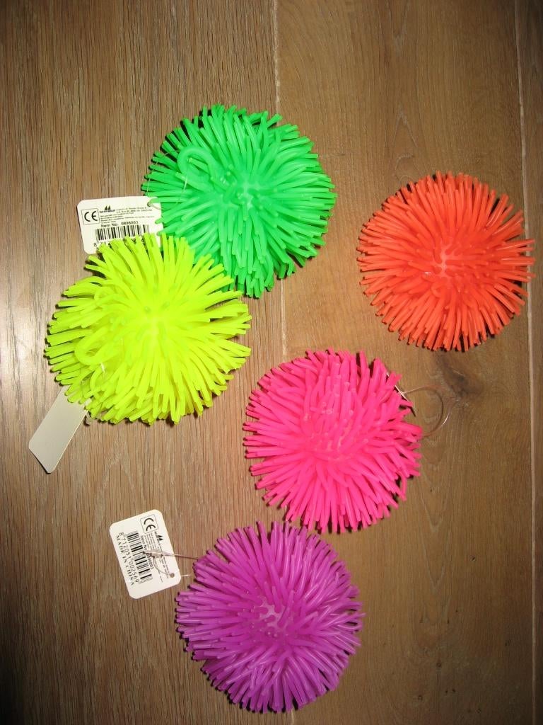 gekleurde Puffer Balls, per stuk te koop, (examen)stress bal, Verzenden, Nieuw, Armen, Fitnessbal