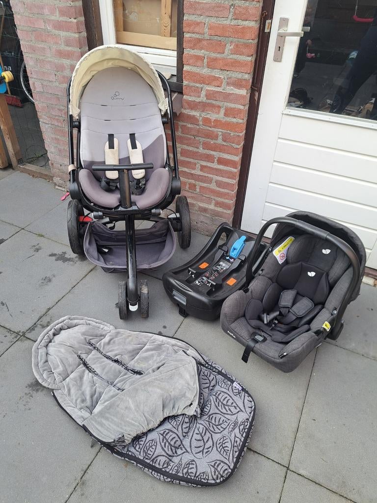 Quinny kinderwagen set, Kinderen en Baby's, Kinderwagens en Combinaties, Gebruikt, Combiwagen, Quinny, Met autostoeltje, Met reiswieg