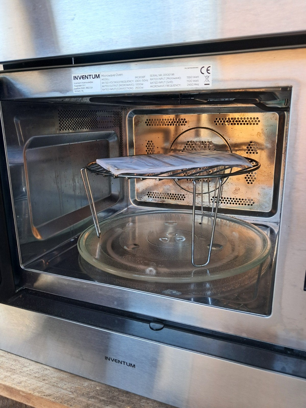 Inbouw combi magnetron, Witgoed en Apparatuur, Ovens, 45 tot 50 cm, Gebruikt, Ophalen of Verzenden, Combi-oven