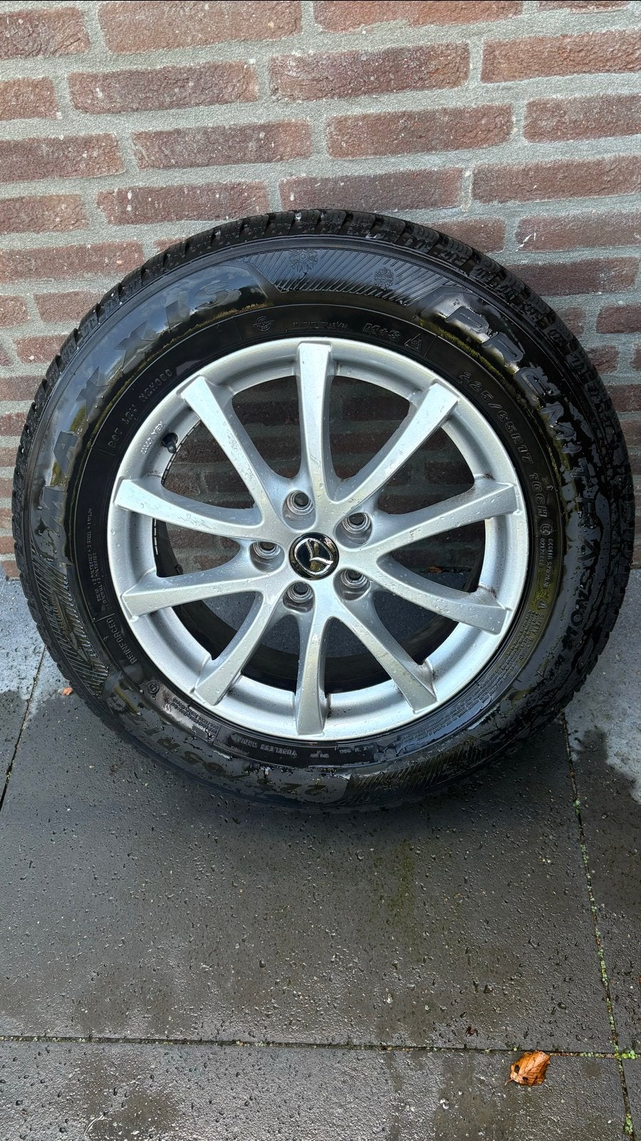 Mazda CX-5 Velgen met Winterbanden (225/65R17), Gebruikt, Banden en Velgen, 17 inch, Personenwagen