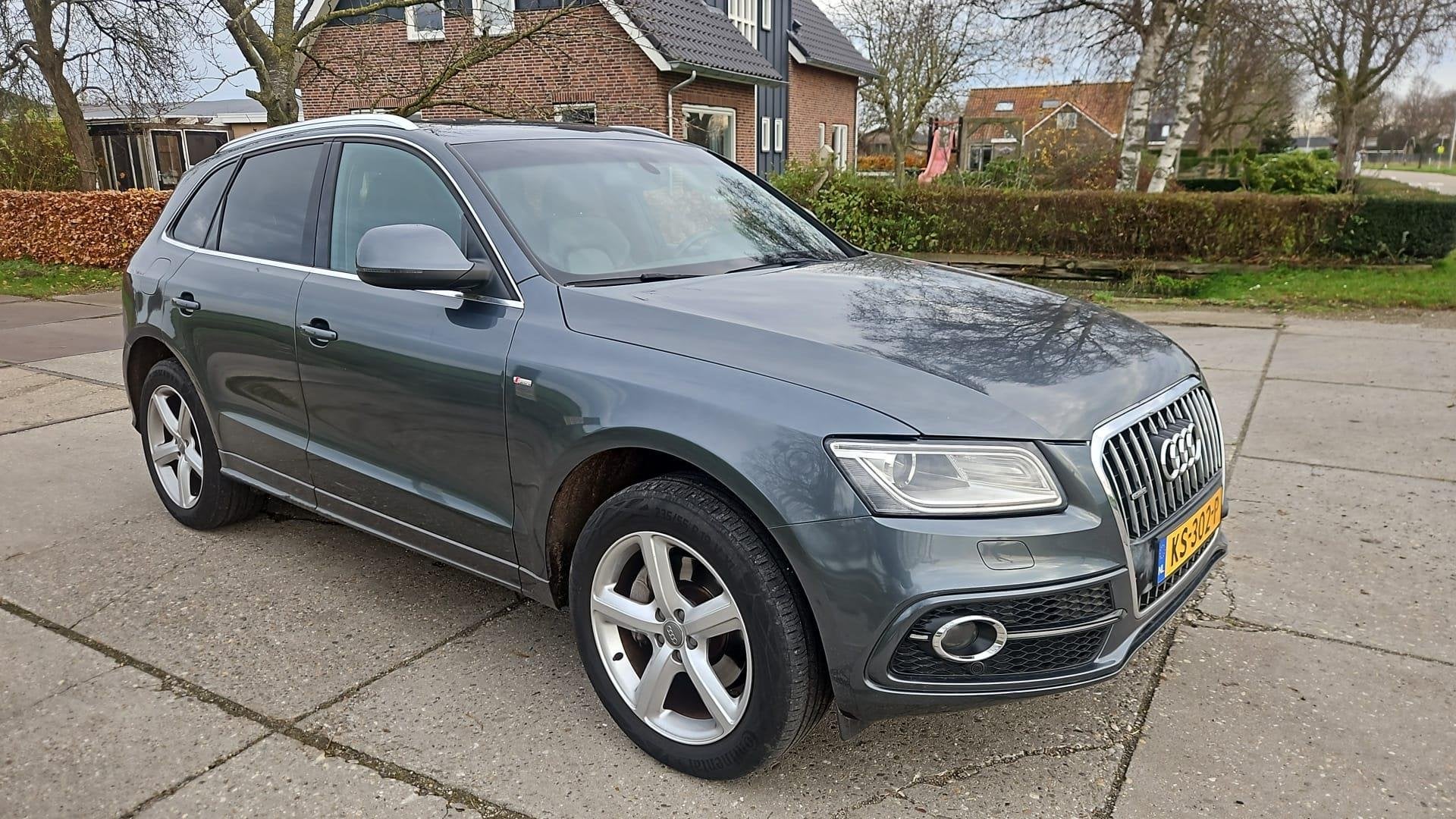 Audi Q5 3.0 TDI quattro Pro Line S/ automaat/ leder/ bj 2013, Auto's, Audi, Automaat, Euro 5, Gebruikt, Zwart