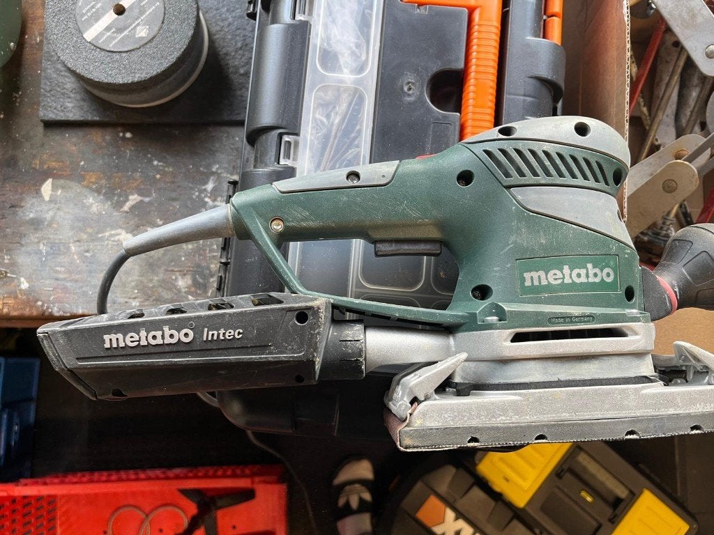 Professionele vlakschuurmachine Metabo SRE 4350 TurboTec, Ophalen, Gebruikt, Minder dan 600 watt, Vlakschuurmachine