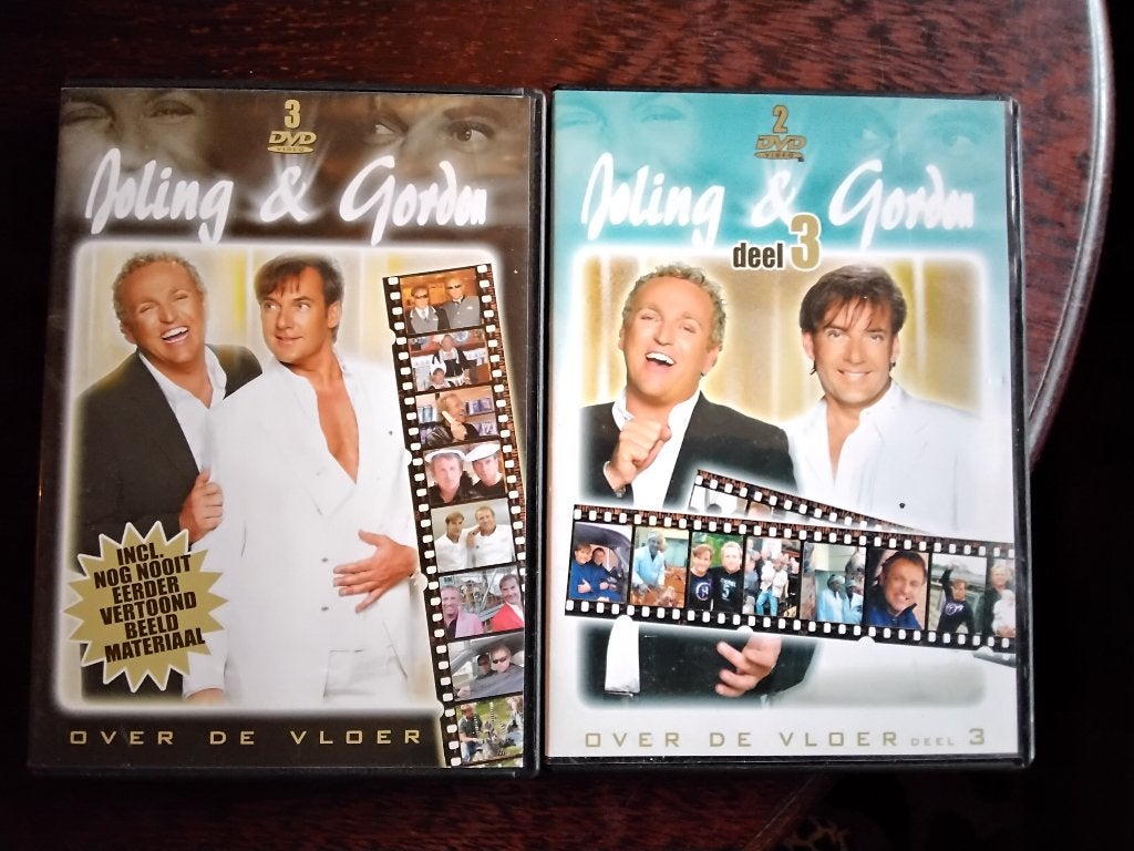 Joling & Gordon over de vloer deel 1 en 3, 2 dvds, origineel, Alle leeftijden, Ophalen of Verzenden, Zo goed als nieuw, Komedie