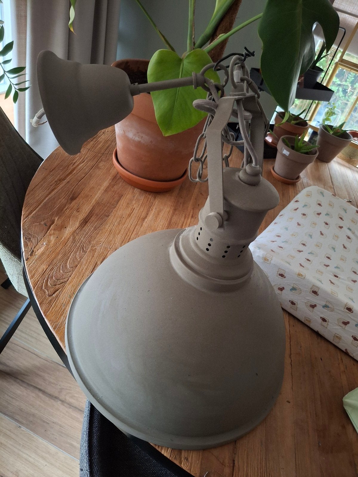 grijze hanglamp, Ophalen, Grijs