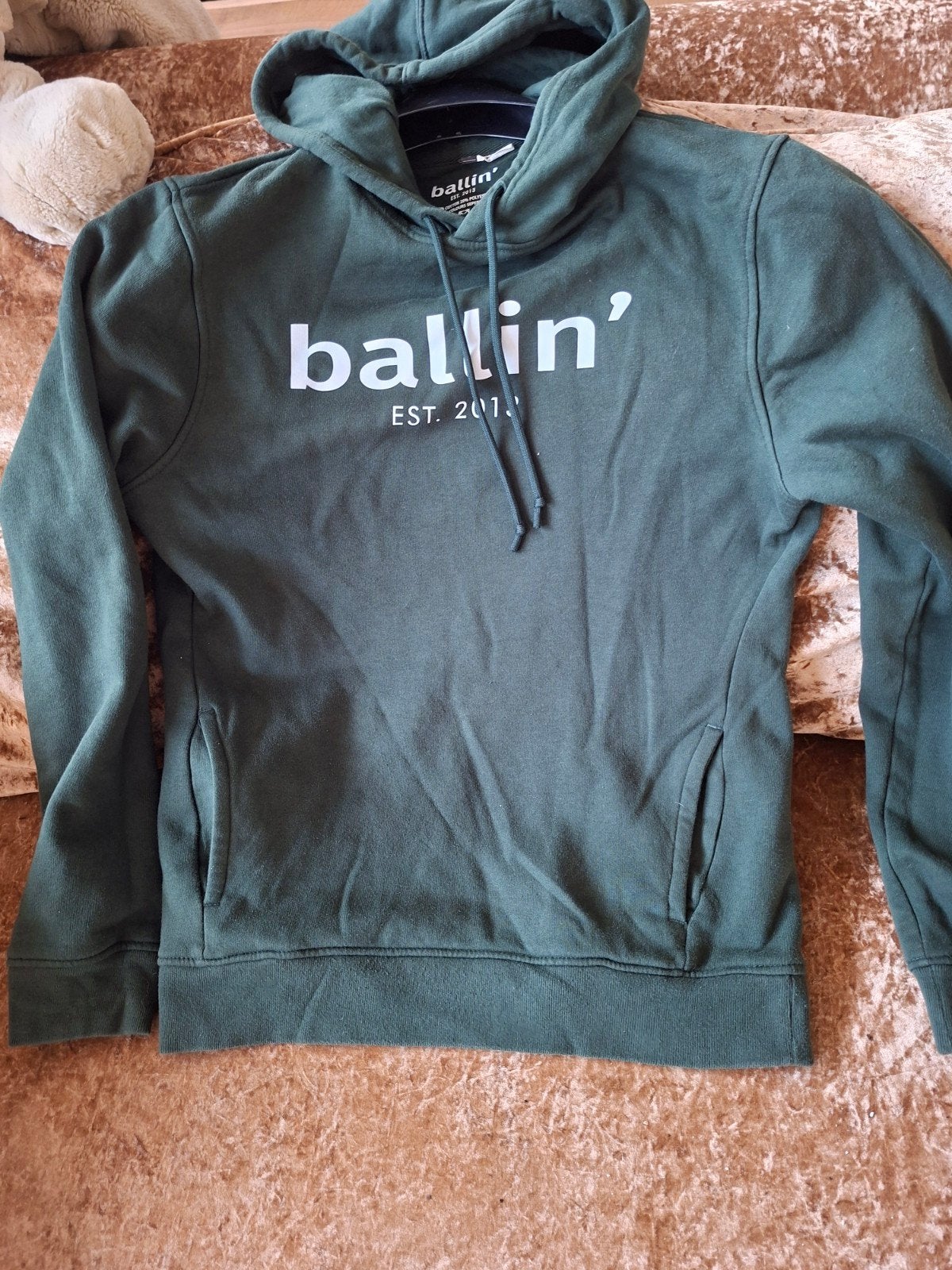 Ballin' hoodie maat S - Donkergroen, Ophalen of Verzenden, Ballin', Gedragen, Groen