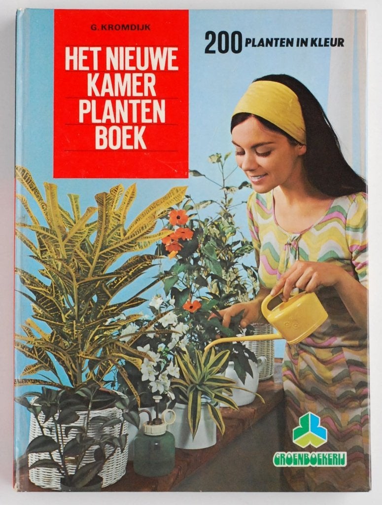 Het nieuwe kamerplantenboek (1975) Vintage boek jaren 70, Boeken, Wonen en Tuinieren, G. Kromdijk, Verzenden, Zo goed als nieuw