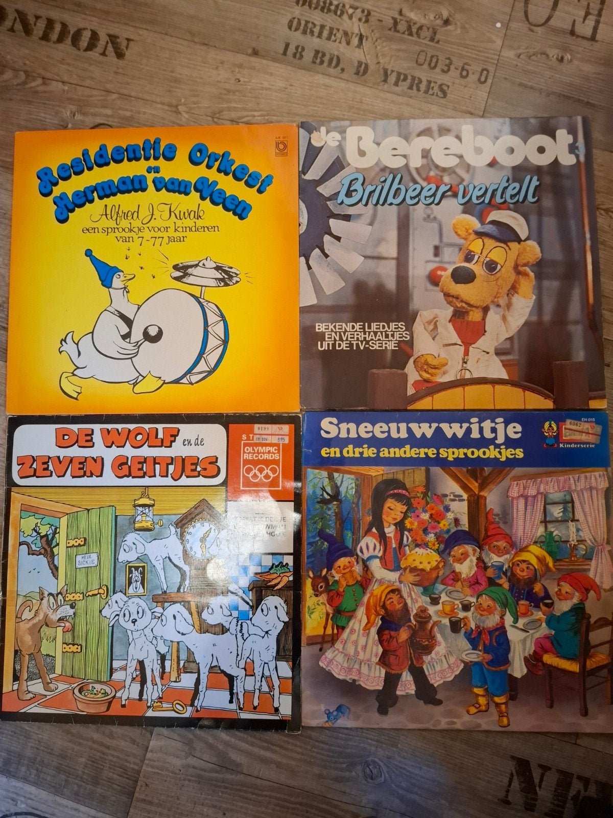 4 vinyl lp's jeugdnostalgie, Ophalen