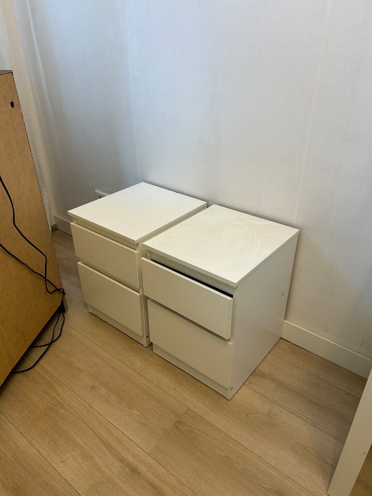IKEA nachtkastjes, Gebruikt, Minder dan 45 cm, Ophalen of Verzenden, Minder dan 55 cm