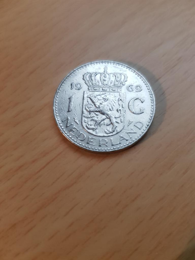 Nederland 1 Gulden 1969 (Nikkel) - Koningin Juliana, Ophalen of Verzenden, Koningin Juliana, 1 gulden, Losse munt