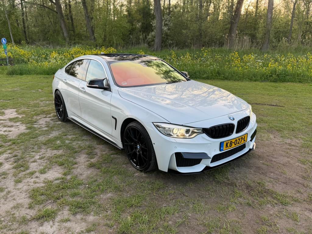 BMW 4-Serie Gran Coupé 430i M-Pakket NAP, Auto's, BMW, Achterwielaandrijving, Beige, Wit, Particulier