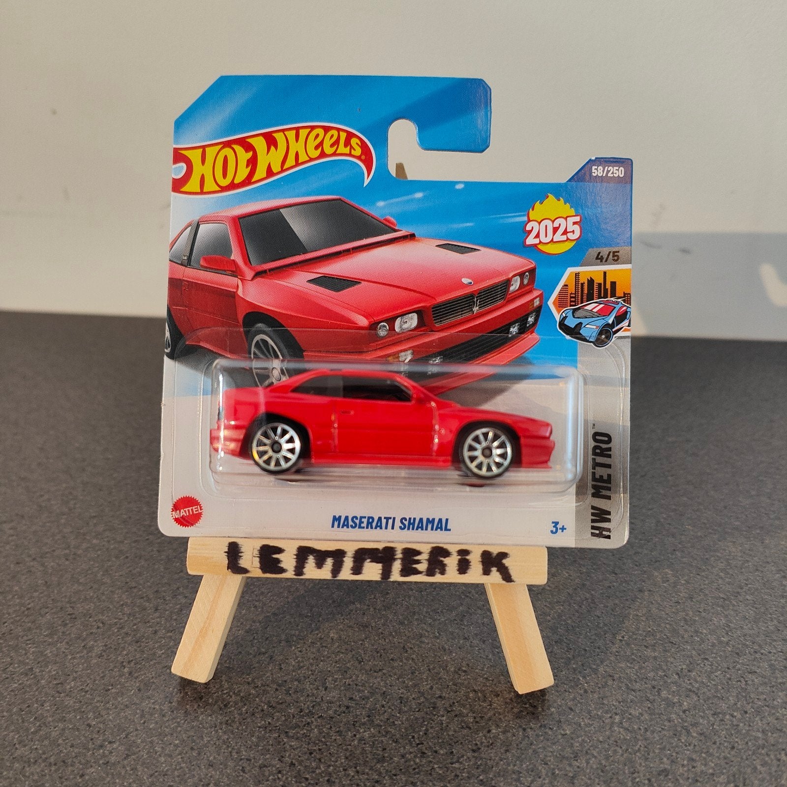 Hot Wheels Maserati Shamal 2025 HW Metro 58/250, Ophalen of Verzenden, Nieuw, Auto