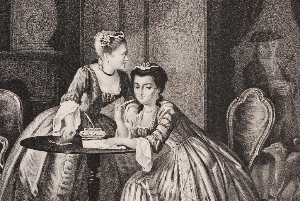 Verboden Briefwisseling - P.F. van Wijngaerdt (19e eeuw), Origineel, Ophalen of Verzenden, Portret en Figuren, Lithografie