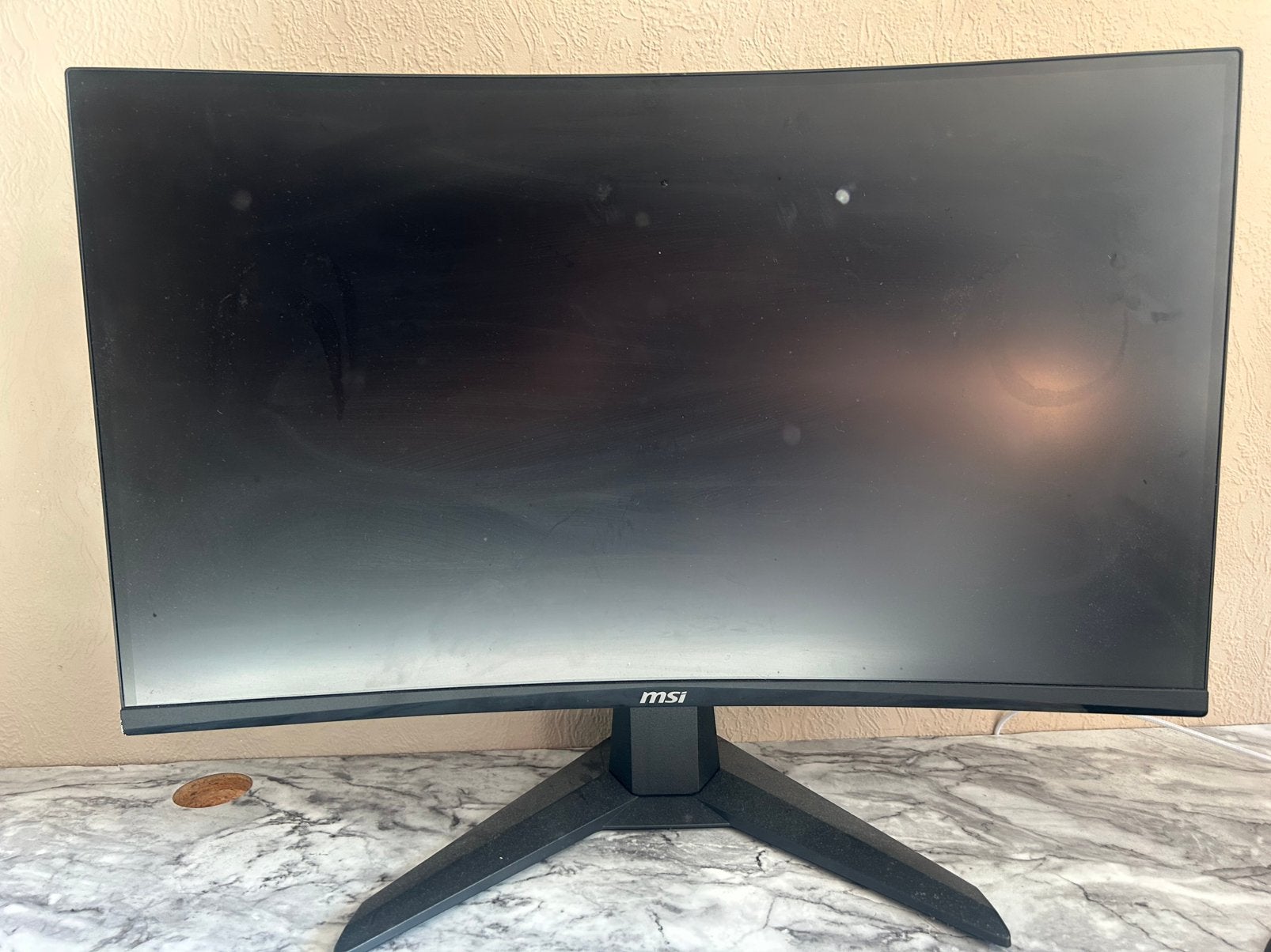 Msi mag monitor 27 inch curved, Computers en Software, Monitoren, Ophalen, IPS, Curved, Full HD