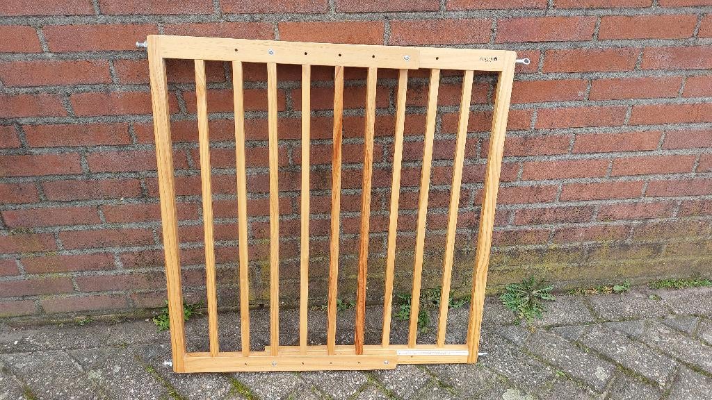 Traphekje Hout inclusief bevestigings materialen., Kinderen en Baby's, Traphekjes, Ophalen, 100 tot 115 cm, Zo goed als nieuw