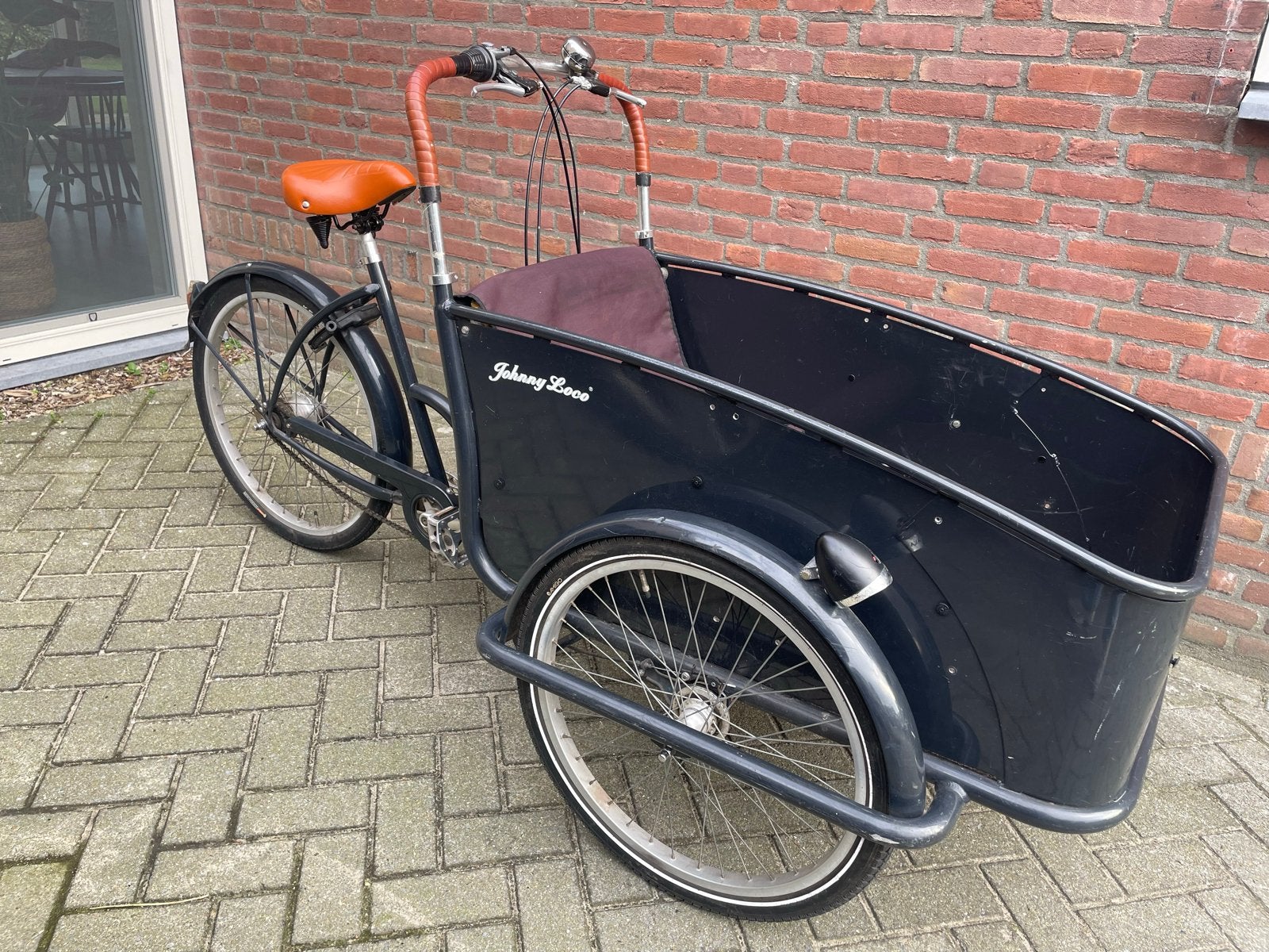 Johnny Loco bakfiets - Ideaal voor kinderen en boodschappen, Fietsen en Brommers, Ophalen, Gebruikt, 2 kinderen, Johnny Loco