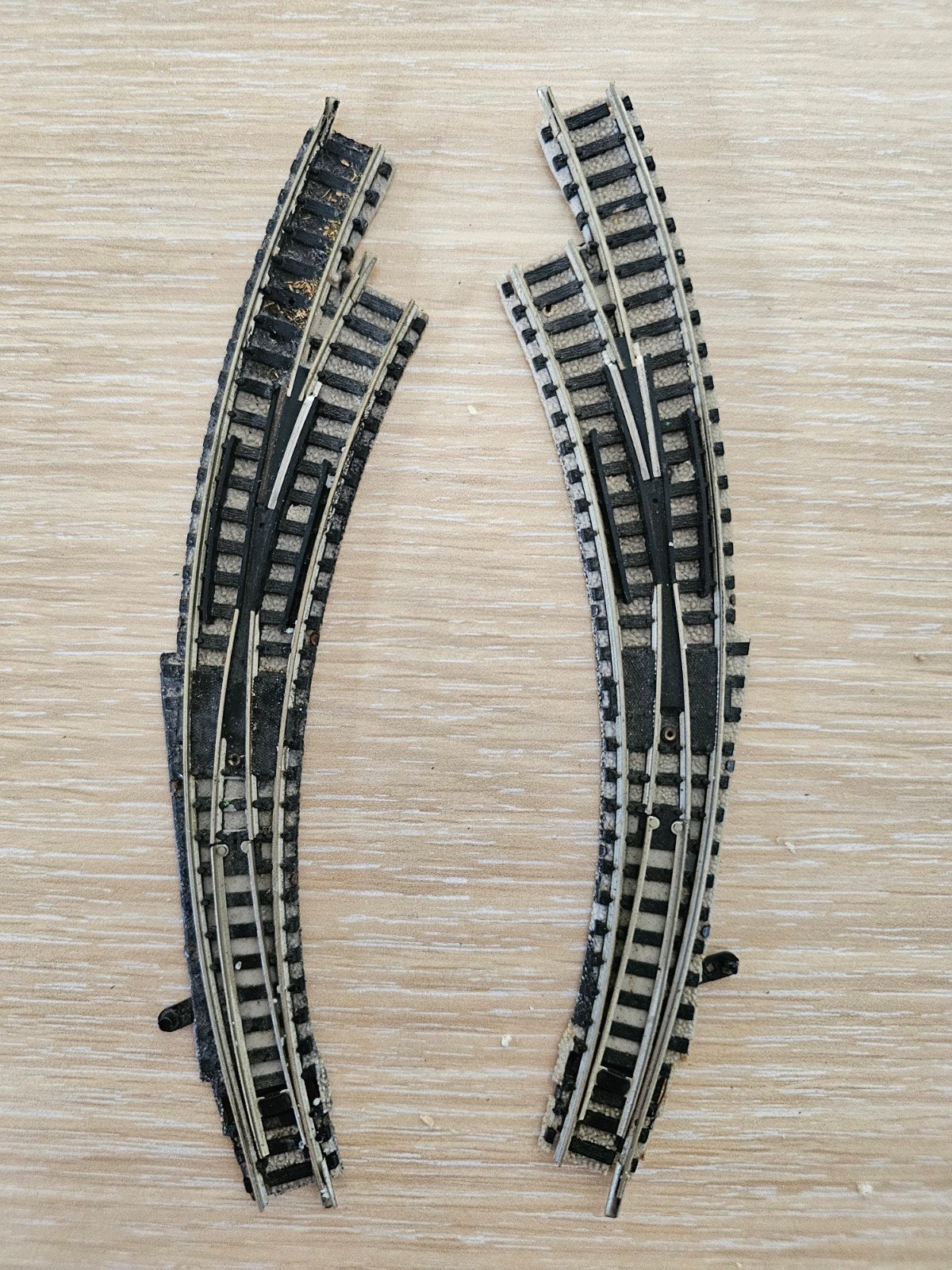 Fleischmann Piccolo N spoor bochtwissels (2 stuks), Ophalen of Verzenden, Gebruikt, Rails, Fleischmann