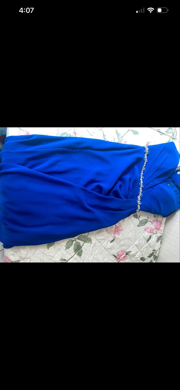 Galajurk/ avondjurk/ feestjurk, Maat 38/40 (M), Blauw, Ophalen of Verzenden, Zo goed als nieuw