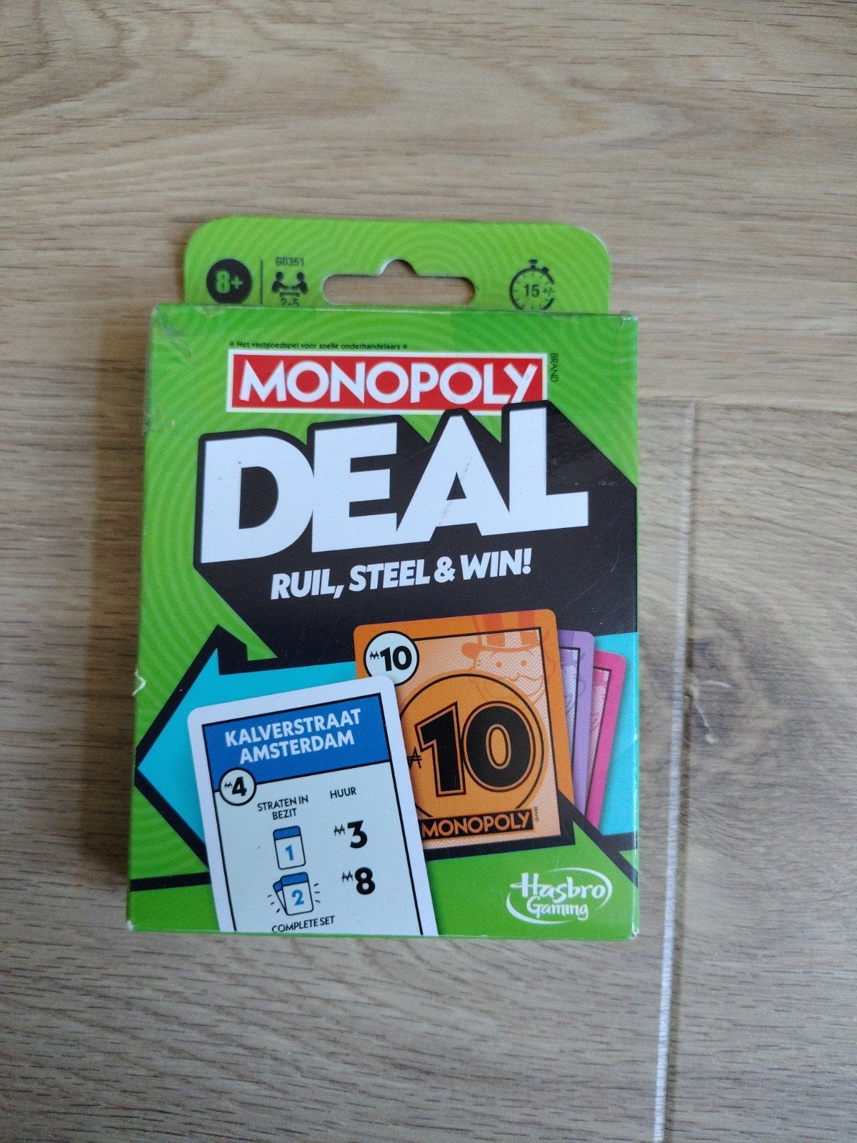 Monopoly Deal Kaartspel, Hobby en Vrije tijd, Gezelschapsspellen | Kaartspellen, Vijf spelers of meer, Ophalen of Verzenden, Nieuw