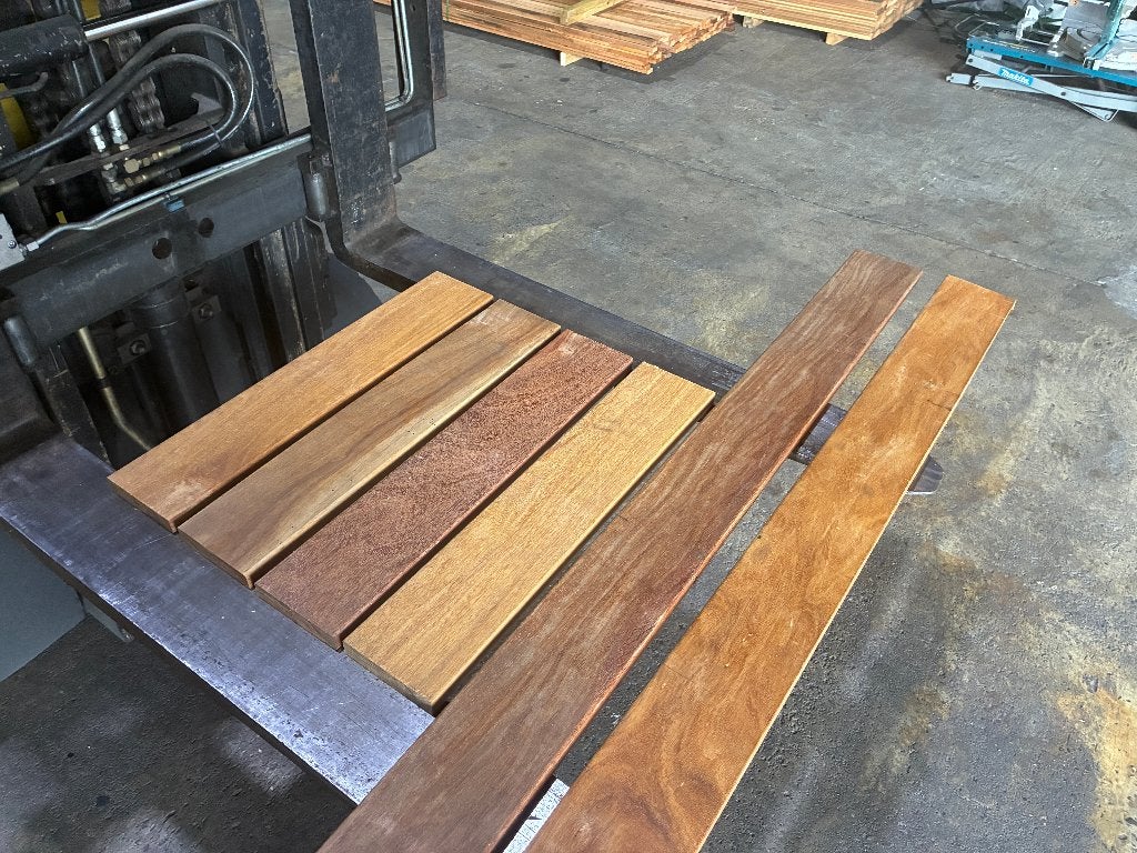 vlonderplanken-planken-schutting-Hardhout-Cumaru-28x140mm, Ophalen, Nieuw, Hout