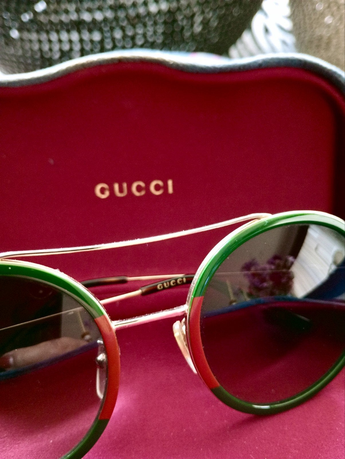 Gucci zonnebril originele, Sieraden, Tassen en Uiterlijk, Zonnebrillen en Brillen | Dames, Ophalen of Verzenden, Zo goed als nieuw