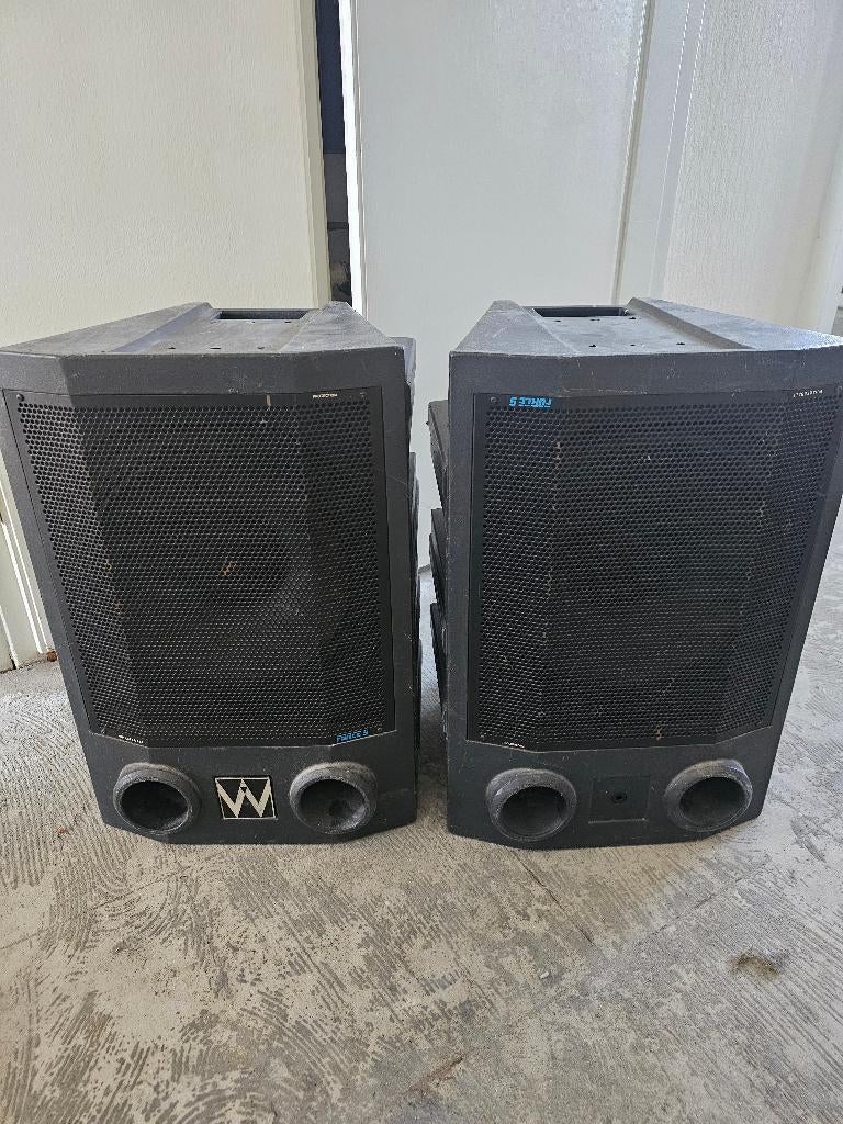 boxen, Gebruikt, 120 watt of meer, Front, Rear of Stereo speakers, Ophalen