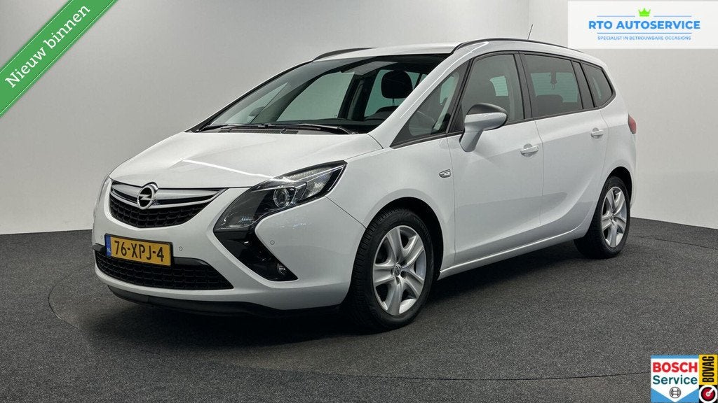 Opel Zafira Tourer 1.4 Cosmo TREKHAAK CRUISE ECC LM., Auto's, Euro 5, Stof, Parkeersensor, 4 cilinders