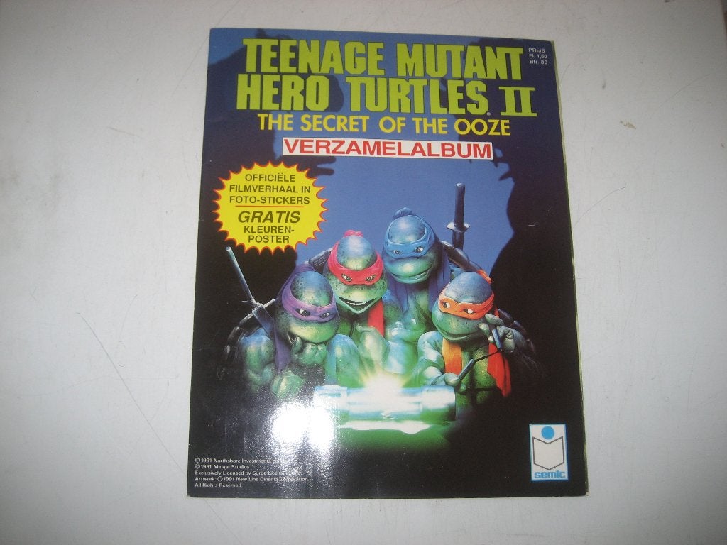 turtles teenage mutant panini plaatjesboek, Ophalen of Verzenden, Zo goed als nieuw, Film, Tv of Omroep