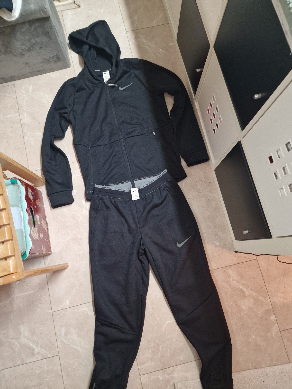 Nike Pro Therma-FIT Trainingspak Zwart Maat S, Ophalen, Fitness, Zwart, Nike