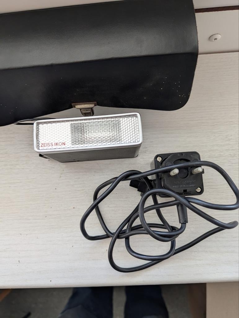 Vintage Zeiss Ikon flitser met toebehoren, Ophalen of Verzenden, Gebruikt, Overige merken