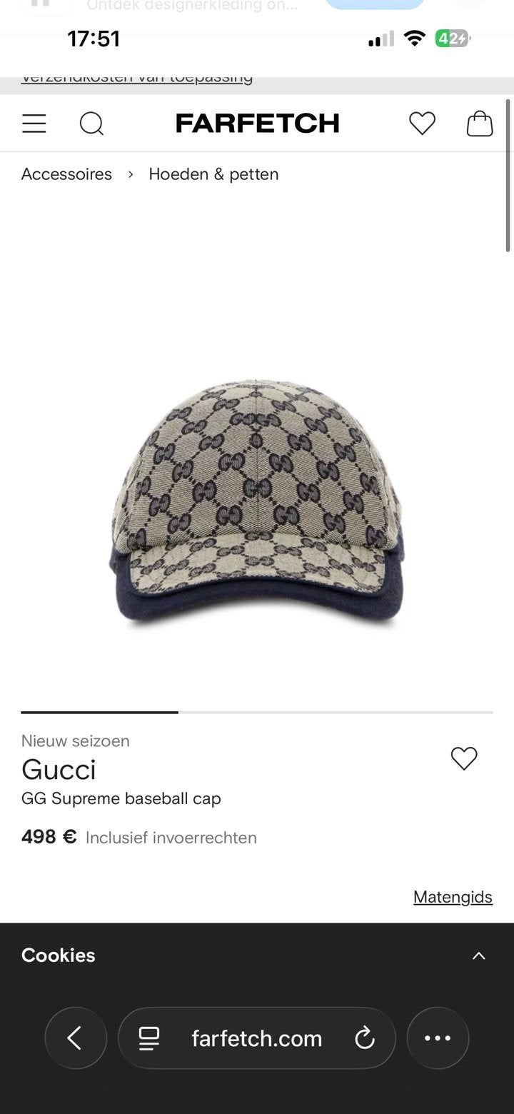 Gucci Pet Orginieel men, Kleding | Heren, Ophalen, Zo goed als nieuw