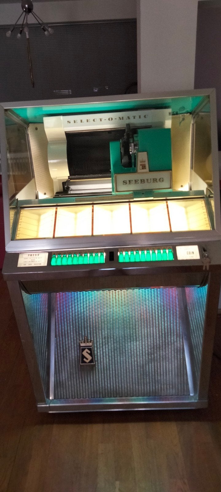 Seeburg L100, Verzamelen, Automaten | Jukeboxen, Ophalen, 1950 tot 1960, Zo goed als nieuw, Seeburg