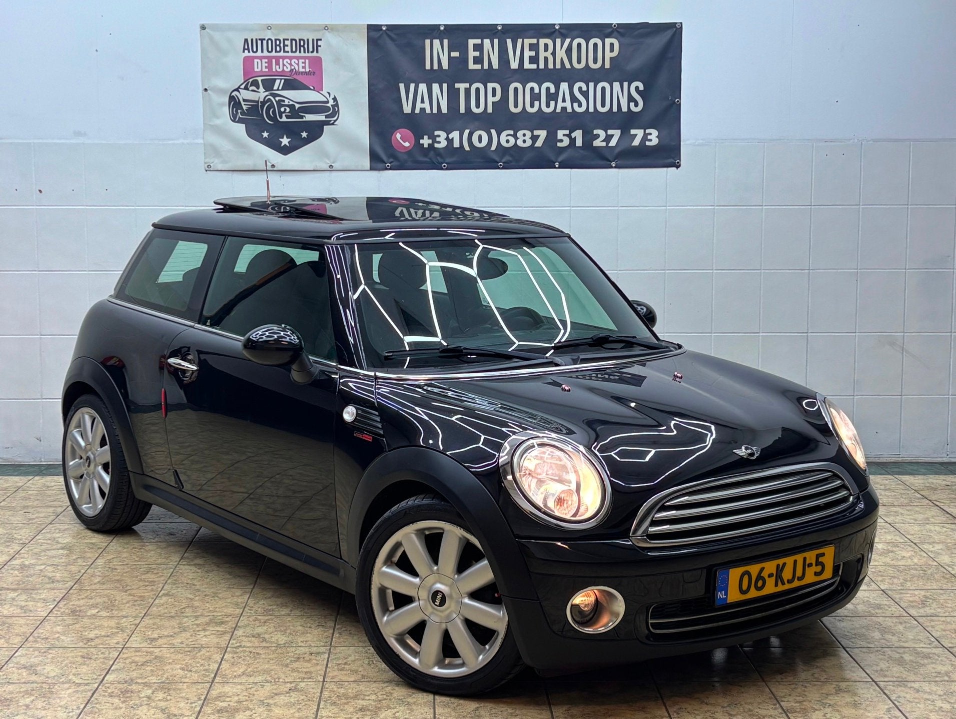 Mini 3-Deurs 1.4 One Anniversary MK II / DEALER O.H /TOP STA, Auto's, Voorwielaandrijving, Dealer onderhouden, Gebruikt, Zwart