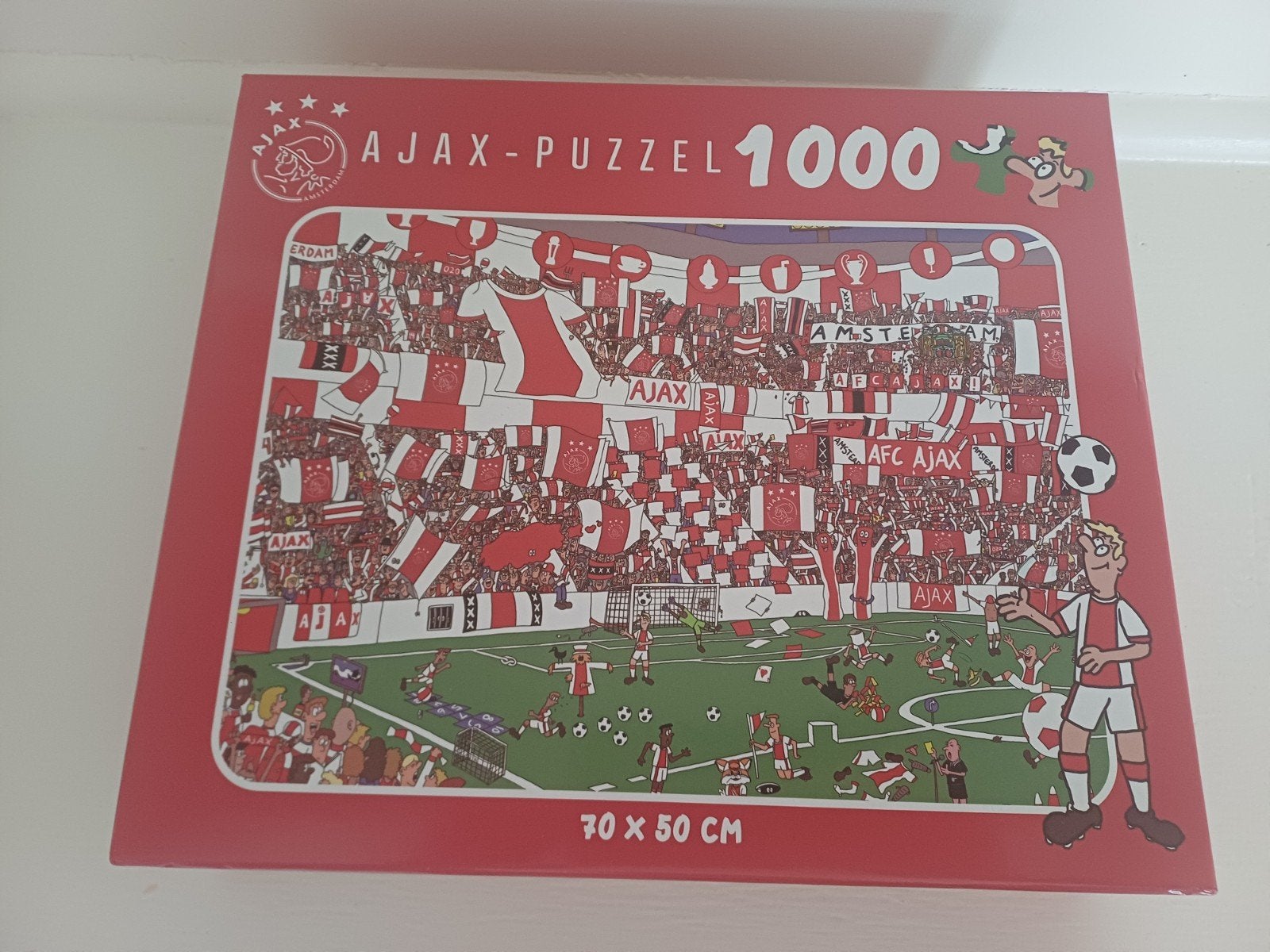 Ajax Puzzel 1000 stukjes - Zo goed als nieuw, Ophalen of Verzenden, Zo goed als nieuw