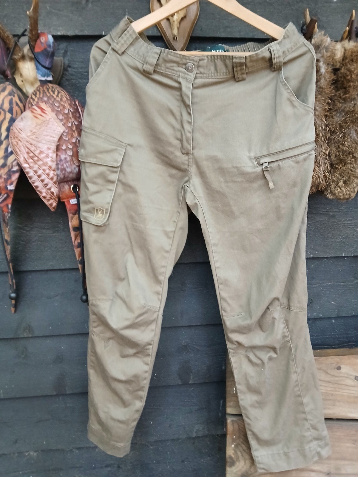 Deerhunter Lady Traveler Trousers - Maat 40, Maat 38/40 (M), Beige, Deerhunter, Ophalen of Verzenden