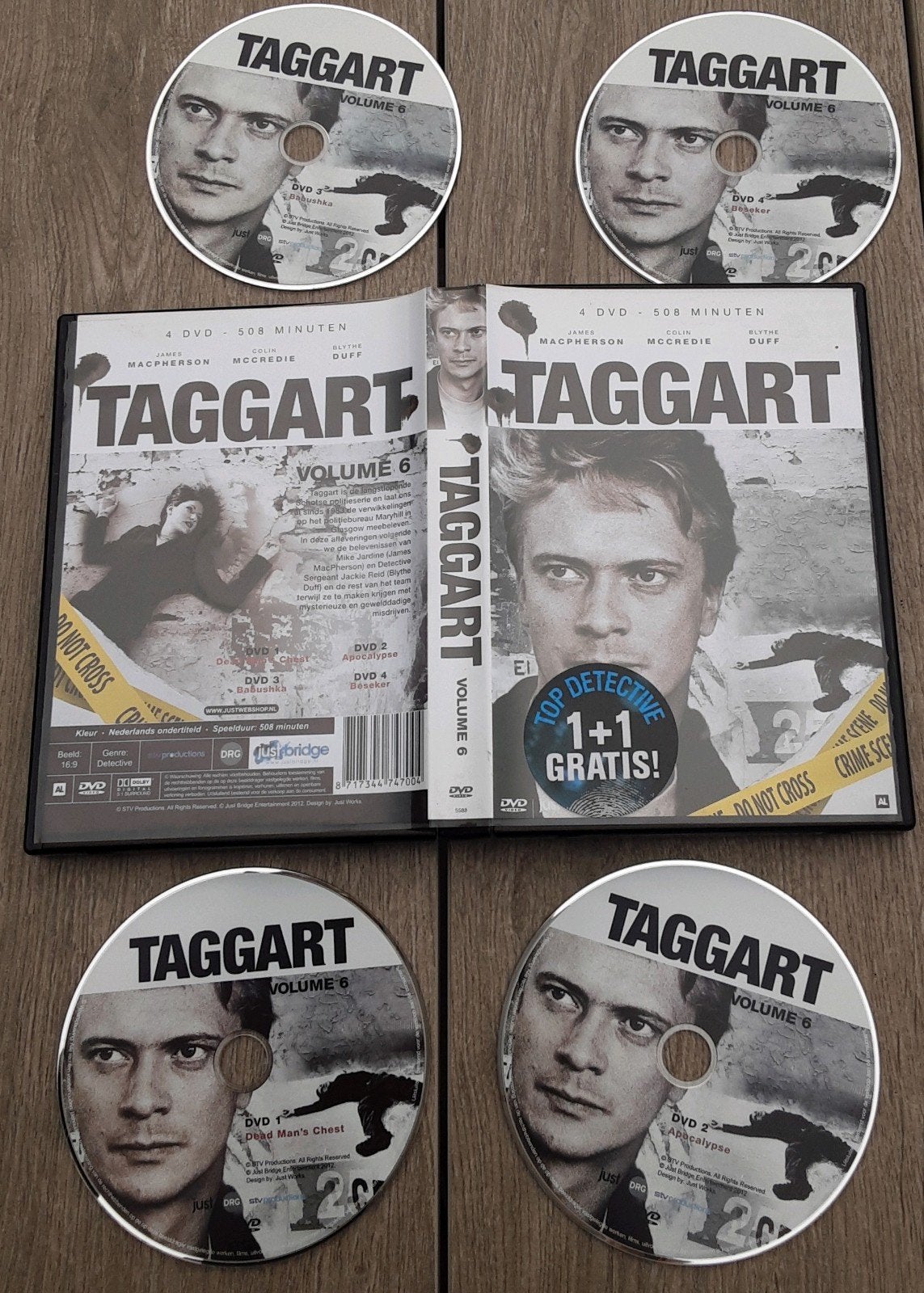 Taggart - Volume 6 (4 DVD's) 508 min spannend, Gebruikt, Misdaad, Ophalen of Verzenden, Seizoen 6