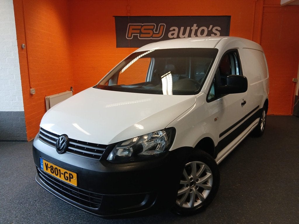 Volkswagen Caddy MAXI / 1.6 TDI / BESTEL / APK 30-06-2027!, Auto's, Voorwielaandrijving, Euro 5, Gebruikt, Zwart