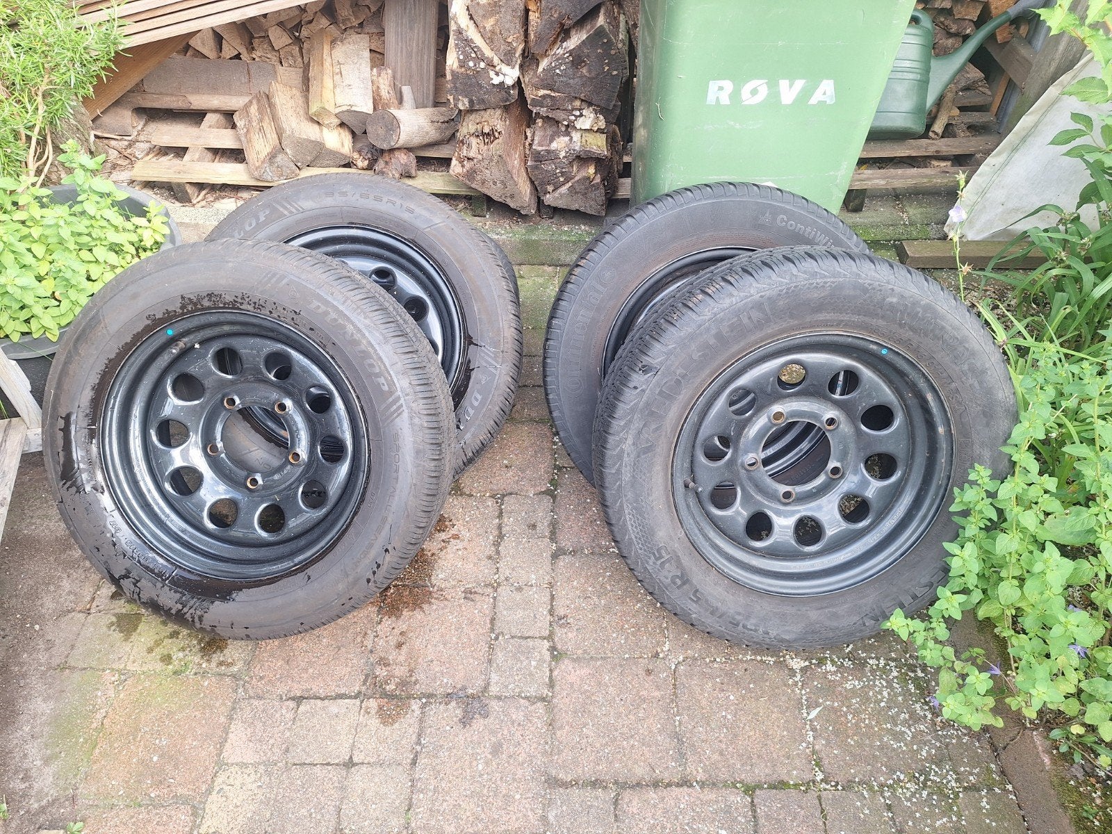 Suzuki Jimny velgen 6mm profiel op de banden., Ophalen, Gebruikt