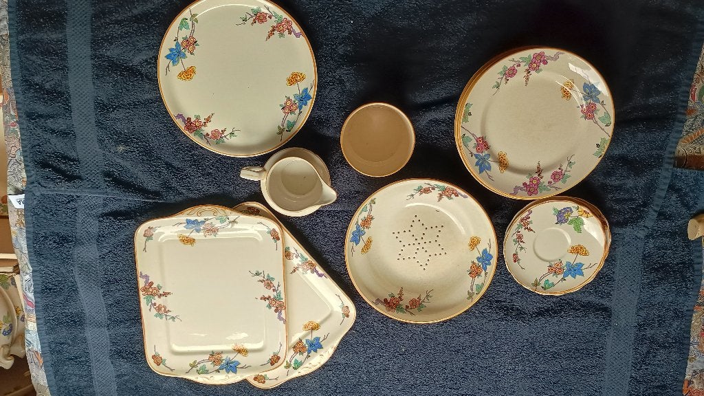 Vintage servies, Ophalen